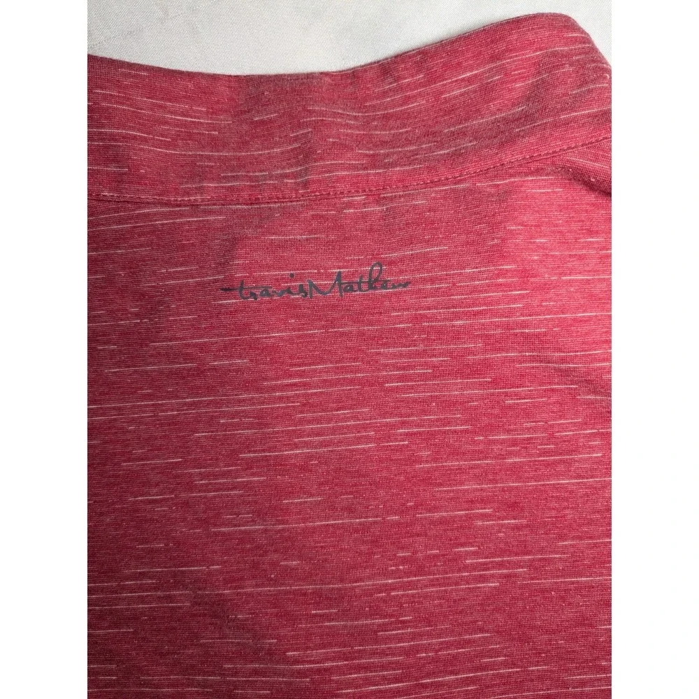 Travis Mathew Men's Red, White, Black, &‎ Gray 1/4 Zip Pullover Sweater Size XXL